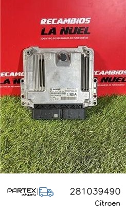 281039490 - Блок керування двигуном Citroen Jumpy 2020