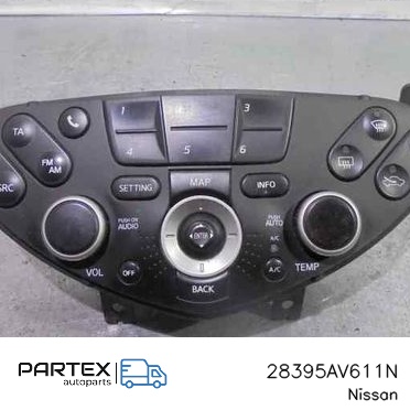 28395AV611N - Панель клімат-контролю Nissan Primera 2003