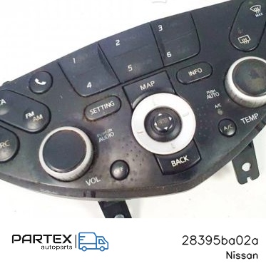 28395ba02a - Панель клімат-контролю Nissan Primera 2004