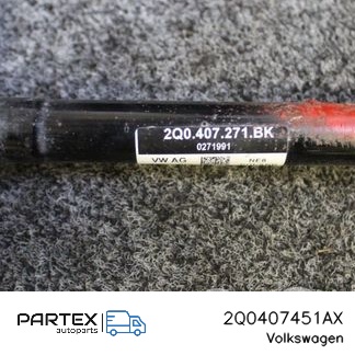 2Q0407451AX Піввісь передня Volkswagen Polo VI 2018