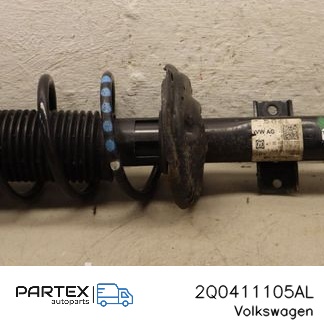 2Q0411105AL - Передній амортизатор у зборі з пружиною Volkswagen T-Cross 2020