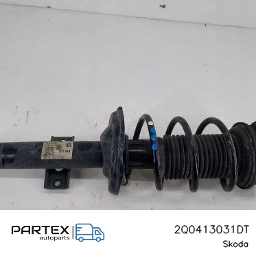 2Q0413031DT - Передній амортизатор у зборі з пружиною Skoda Kamiq 2020