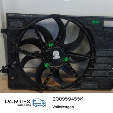 2Q0959455K - Електровентилятор радіатора Volkswagen Polo VI 2020