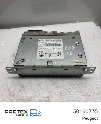 30160735 - Панель радіо мультимедіа Peugeot 208 2016