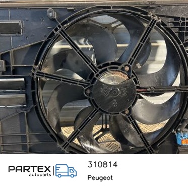 310814 - Електровентилятор радіатора Peugeot 308 2014
