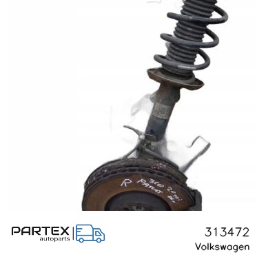 313472 - Поворотний кулак переднього колеса Volkswagen PASSAT B6 2007