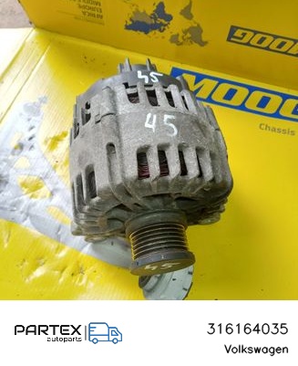 316164035 Генератор Volkswagen PASSAT B8 2018