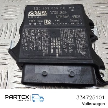 334725101 - Блок керування подушками безпеки Airbag Volkswagen Atlas 2018
