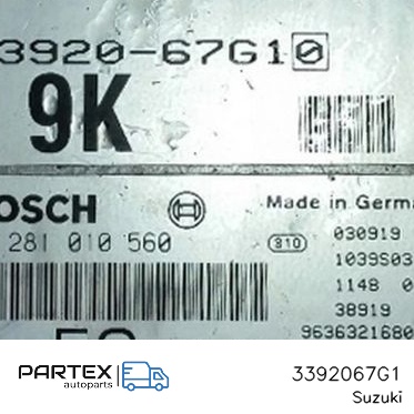 3392067G1 - Блок керування двигуном ECU Suzuki Grand Vitara II 2012
