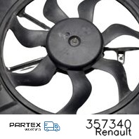 357340 - Електровентилятор радіатора Renault Clio IV 2022