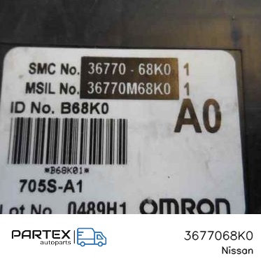 3677068K0 - Блок керування Nissan Pixo 2009