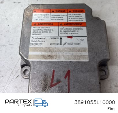 3891055L10000 - Блок керування Airbag Fiat Sedici 2010