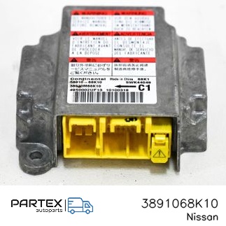 3891068K10 - Блок керування Airbag Nissan Pixo 2011