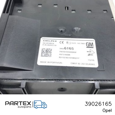 39026165 - Панель радіо мультимедіа Opel Astra K 2016