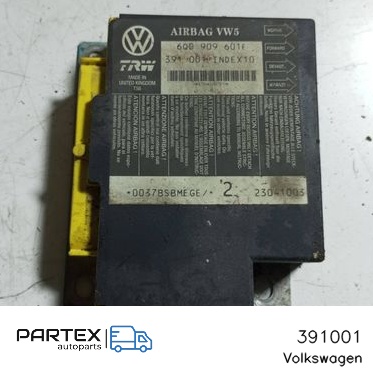 391001 - Блок керування Airbag Volkswagen Polo IV 9N3 2008