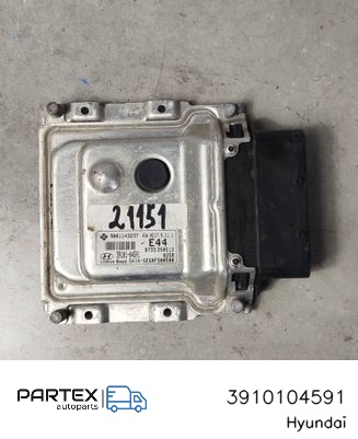 3910104591 - Блок керування двигуном Hyundai i10 2017