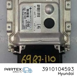 3910104593 - Блок керування двигуном Hyundai i10 2013