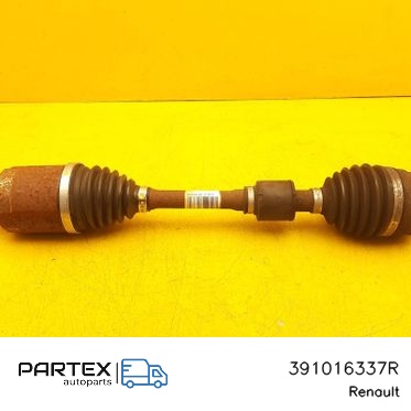 391016337R Піввісь передня Renault Captur II 2021