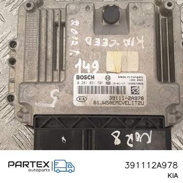 391112A978 - Блок керування двигуном KIA Ceed 2012