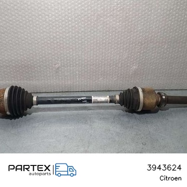 3943624 Піввісь передня Citroen Berlingo 2019