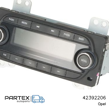 42392206 - Панель радіо мультимедіа Opel Astra K 2016