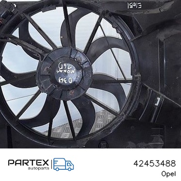 42453488 - Електровентилятор радіатора Opel Mokka 2016