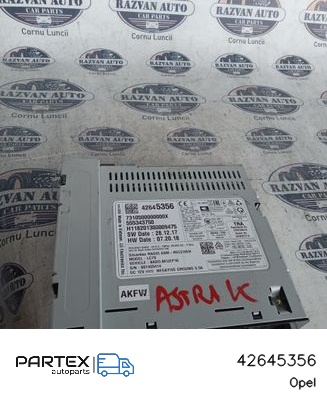 42645356 - Панель радіо мультимедіа Opel Astra K 2018