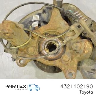 4321102190 - Поворотний кулак переднього колеса Toyota Corolla E140 E150 2008