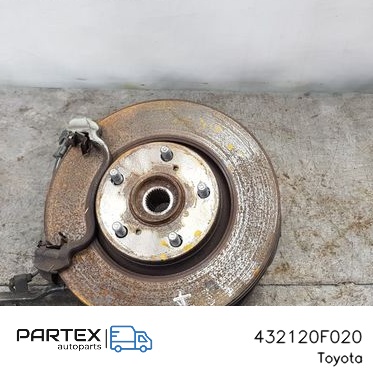 432120F020 - Поворотний кулак переднього колеса Toyota Verso 2014