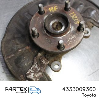 4333009360 - Поворотний кулак переднього колеса Toyota Corolla Verso E121 2005