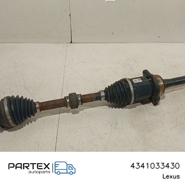 4341033430 Піввісь передня Lexus ES VII XZ10 2021