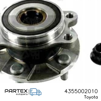 4355002010 Поворотний кулак цапфа Toyota Corolla E160 E170 2016