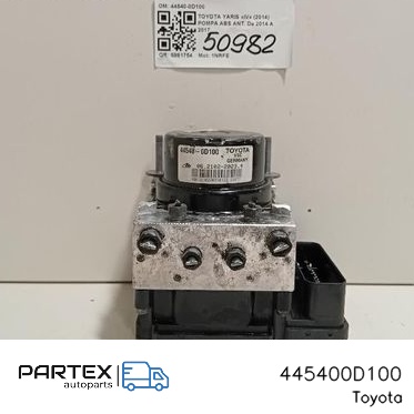 445400D100 - Блок керування ABS Toyota Yaris 2012