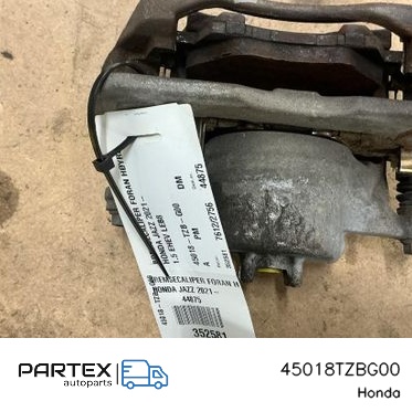 45018TZBG00 Передній гальмівний супорт Honda Jazz IV GR 2022