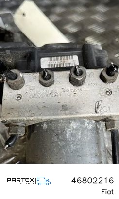 46802216 - Блок керування ABS Fiat Panda II 2006
