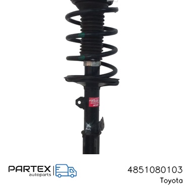 4851080103 - Передній амортизатор у зборі з пружиною Toyota Corolla E120 E130 2006