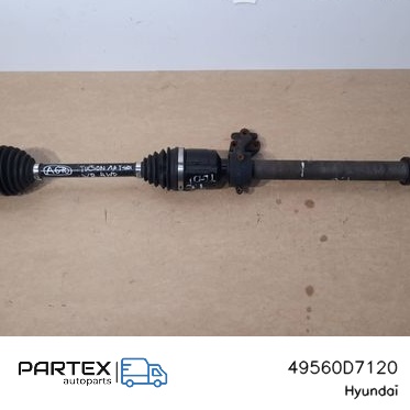 49560D7120 Піввісь передня Hyundai Tucson TL 2019