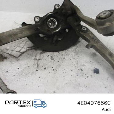 4E0407686C - Поворотний кулак переднього колеса Audi A8 S8 D3 4E 2003