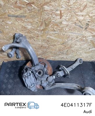 4E0411317F - Поворотний кулак переднього колеса Audi A6 S6 C6 4F 2006