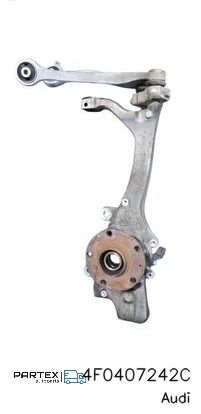 4F0407242C - Поворотний кулак переднього колеса Audi A6 S6 C6 4F 2007
