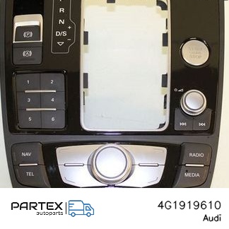 4G1919610 - Центральна консоль / панель керування Audi A6 C7 2012