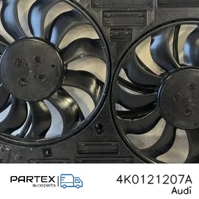 4K0121207A - Електровентилятор радіатора Audi A6 S6 C8 4K 2022