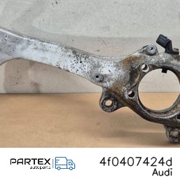 4f0407424d - Поворотний кулак переднього колеса Audi A6 S6 C6 4F 2005