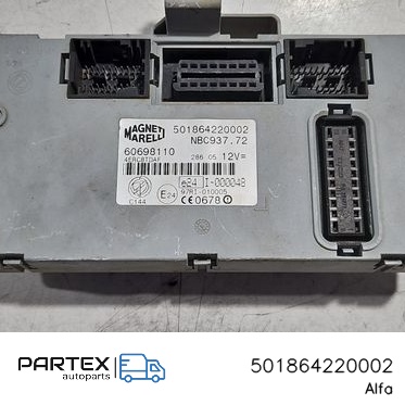 501864220002 - Блок керування Alfa Romeo 147 2006