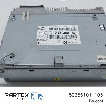 503551011105 - Панель радіо мультимедіа Peugeot 208 2013