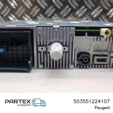503551224107 - Панель радіо мультимедіа Peugeot 2008 I 2015