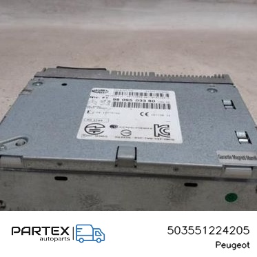 503551224205 - Панель радіо мультимедіа Peugeot 2008 I 2015