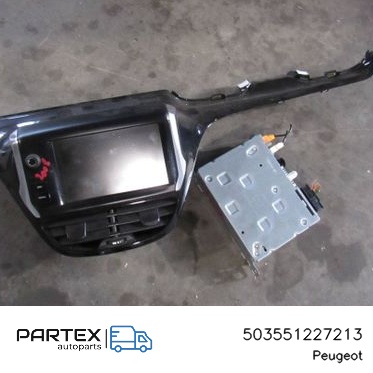 503551227213 - Панель радіо мультимедіа Peugeot 2008 I 2016