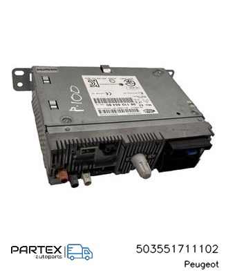 503551711102 - Панель радіо мультимедіа Peugeot 208 2014