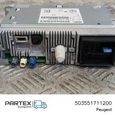 503551711200 - Панель радіо мультимедіа Peugeot 2008 I 2016